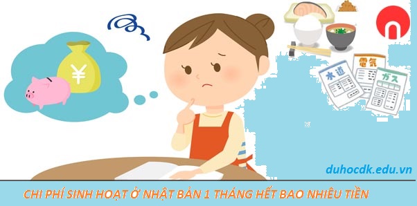chi phí sinh hoạt của du học sinh tại Nhật